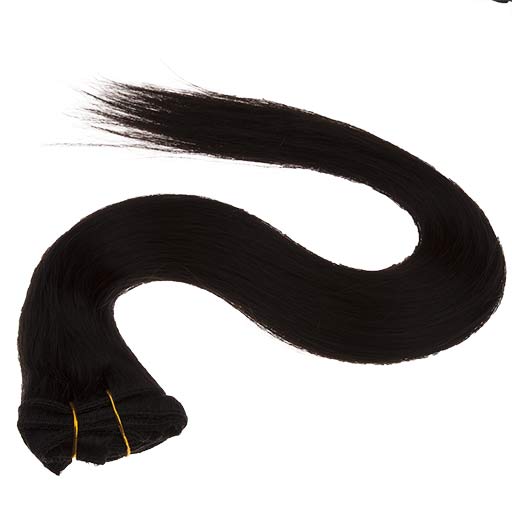 Clip In Nylon Per Capelli - Nero, Taglia Unica, Flessibile E Pratica